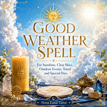 Powerful Good Weather Spell for Sunshine, Clear Skies, Outdoor Events, Travel, Weddings and Special Days