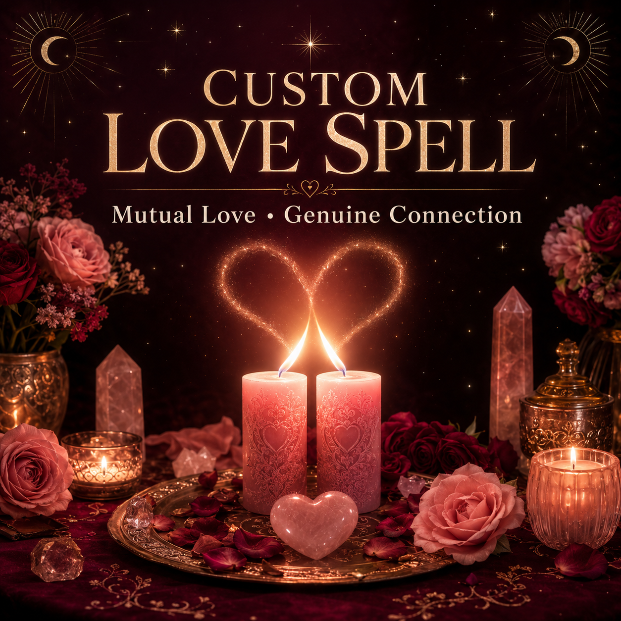 Custom Love Spell Casting Attract Love, Strengthen a Connection, Reconcile, or Open the Path with a Specific Person