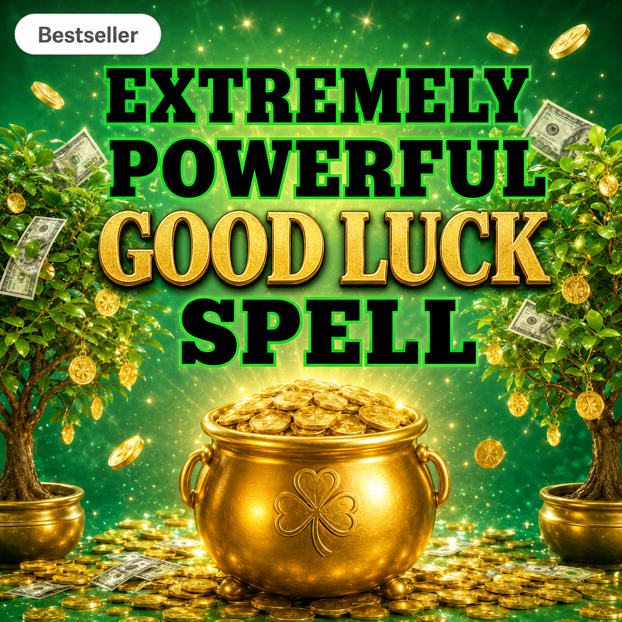 Extreme Good Luck Spell, Transform your energy to attract Money, Career, Success and Aligned Love, or any area of Life