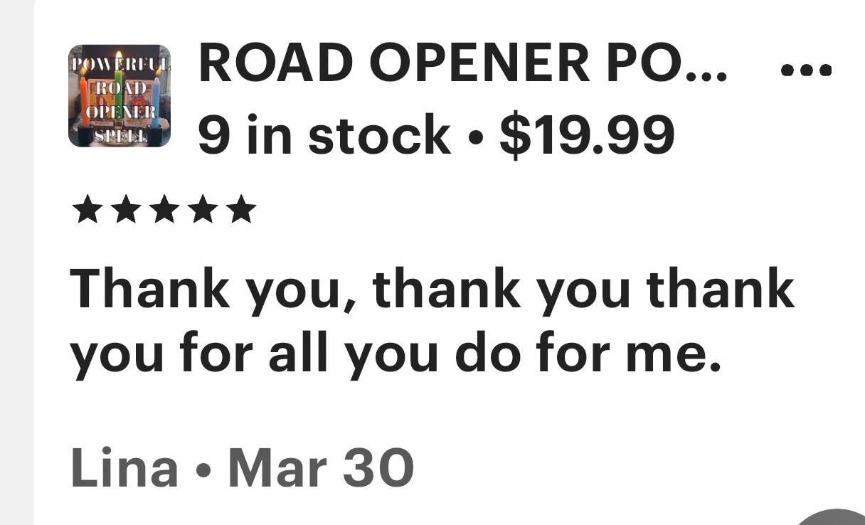 Powerful Road Opener Divination and Guidance on Success, Money, Love, Happiness, Peace, Block Busting, Removing Obstacles,